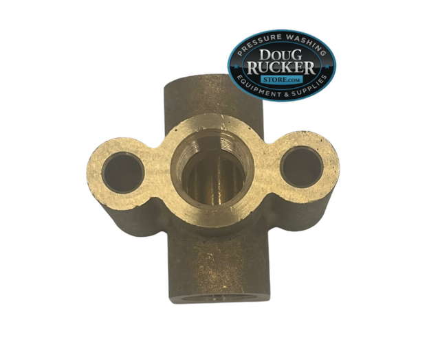 General Pump 3 Way Brass Unloader Block