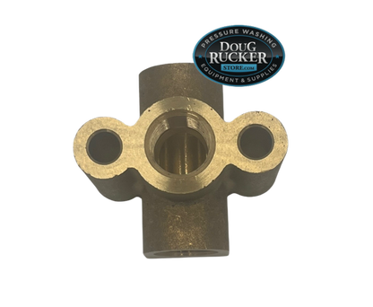 General Pump 3 Way Brass Unloader Block